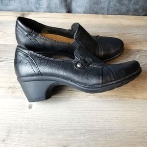 Earth Origins Rosario Semi-Wedge Heel Slide On Loafers